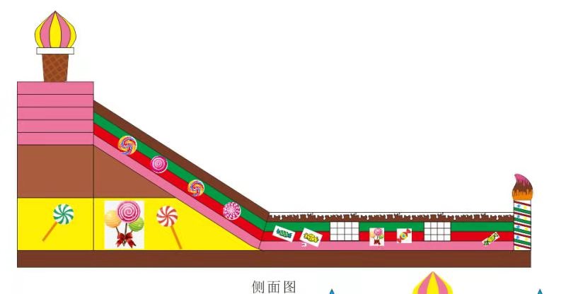 充气滑梯城堡